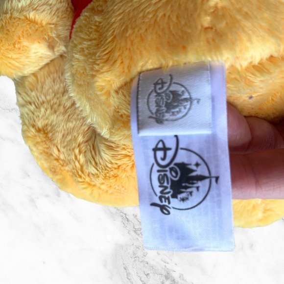 Disney Big Feet Winnie the Pooh 10" Plush Stuffed Toy Bear Embroidered Eyes Soft - Picture 3 of 4
